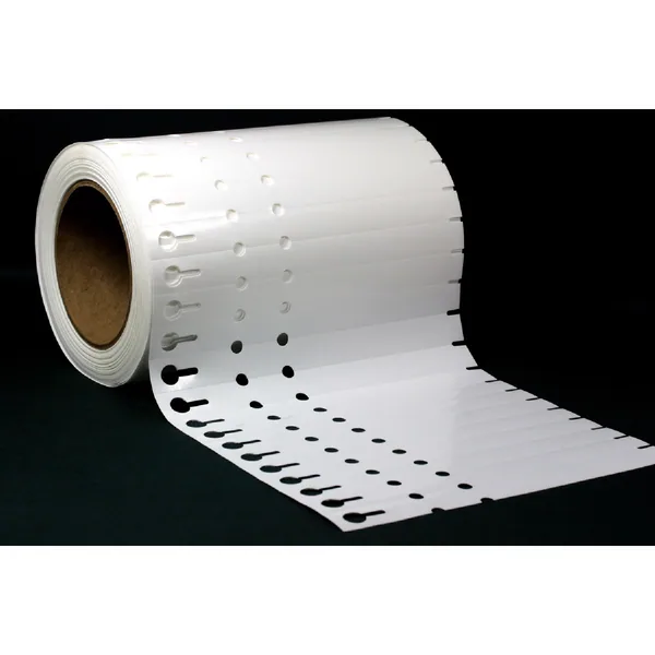 DP Industries DPI 1000/Roll 9x1" White Wrap Around Tags