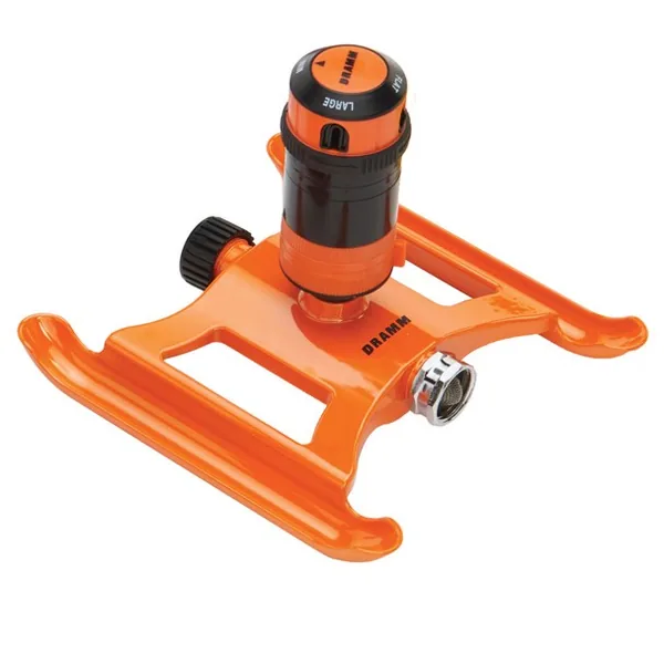 Dramm 4 Pattern Gear Sprinkler Orange