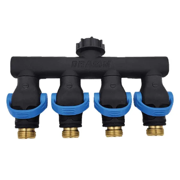 Dramm 4-Way High Flow Thumb Control Shut Off Valve - Image 2