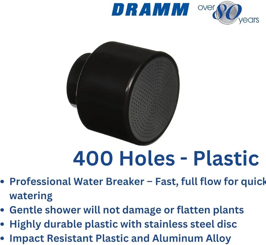 DRAMM 400PL Water Breaker Nozzle Black - Image 2