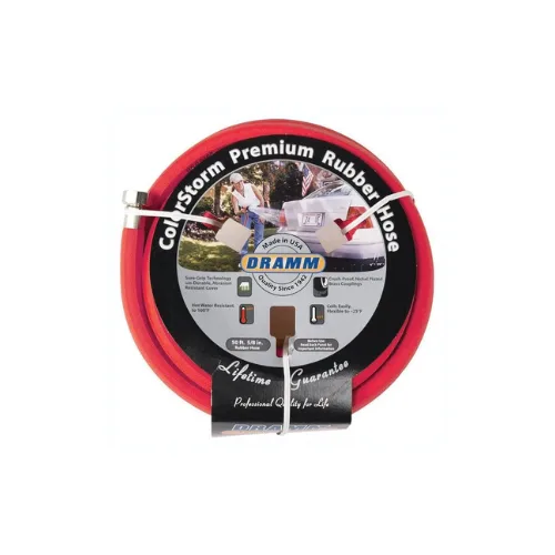 Dramm 5/8"x50' Premium Colorstorm Rubber Hose Red - Image 2