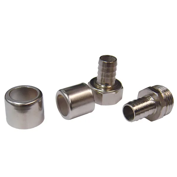 Dramm 5/8in Female Nickel Plated Brass Fitting - Image 2