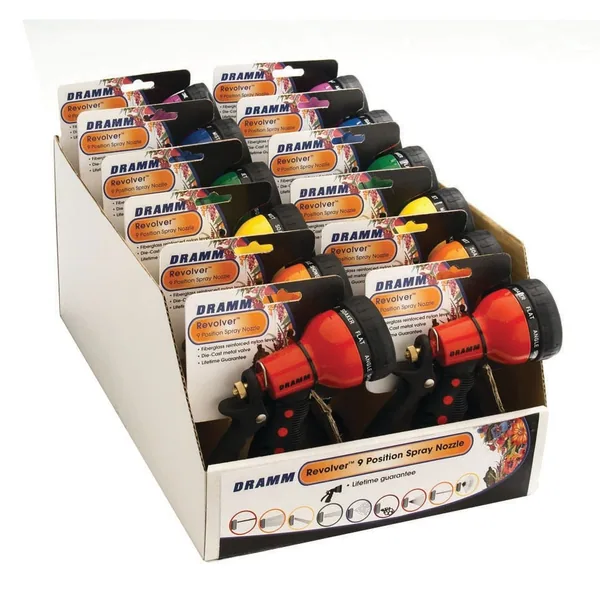 Dramm 9-Pattern Revolver Nozzle Carded Assorted