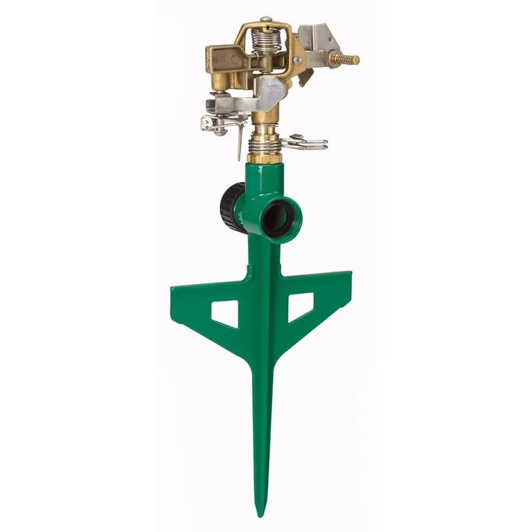 Dramm Colorstorm Impulse Stake Sprinkler Green - Image 2