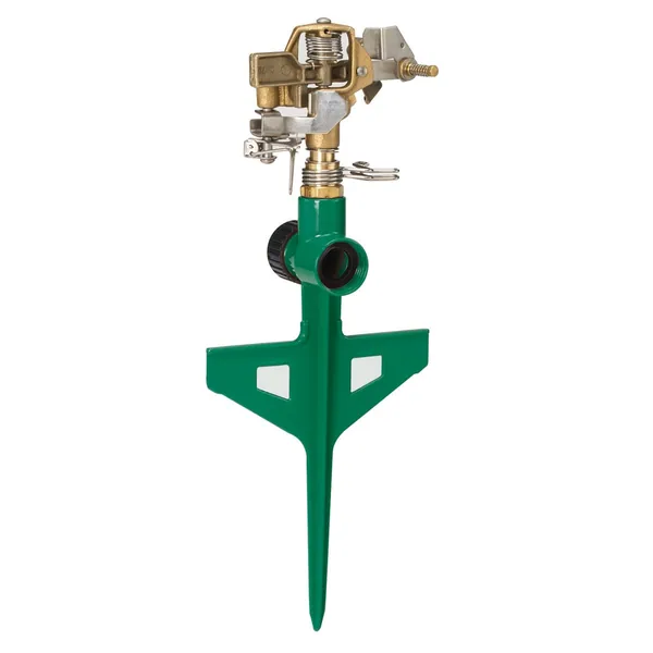 Dramm Colorstorm Impulse Stake Sprinkler Green