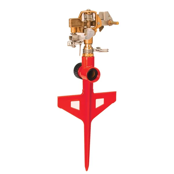 Dramm Colorstorm Impulse Stake Sprinkler Red