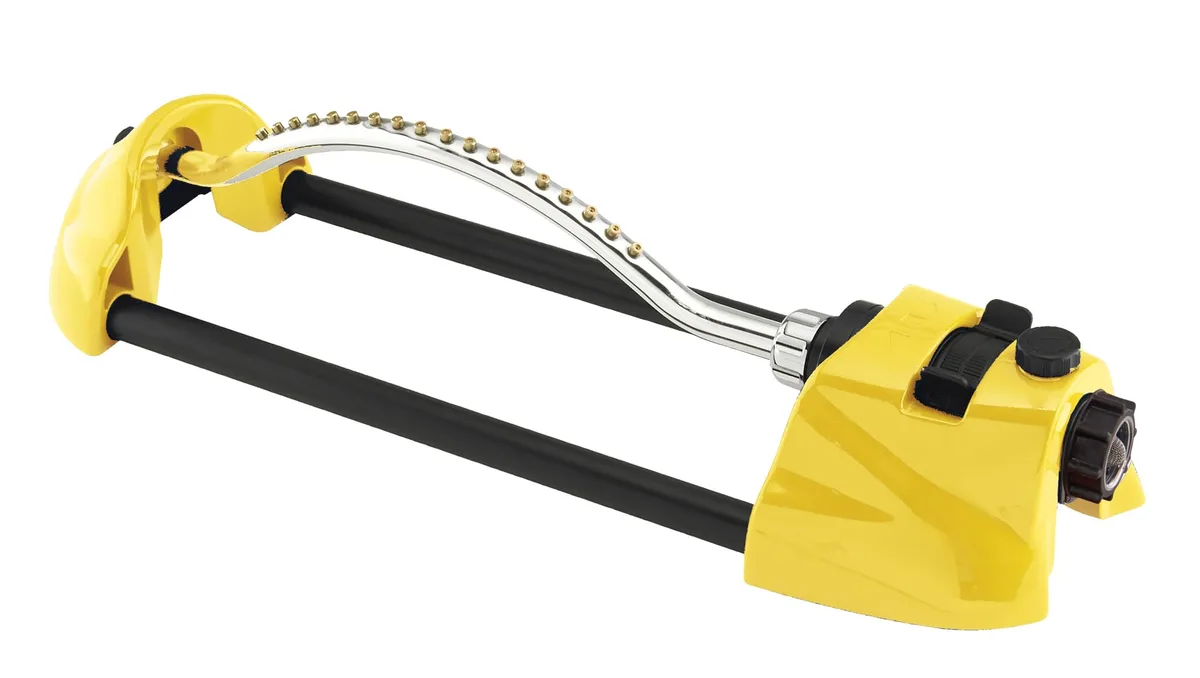 Dramm Colorstorm Oscillating Sprinkler Yellow - Image 2