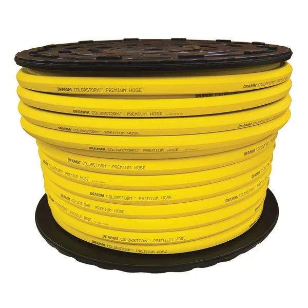 Dramm Corporation Colorstorm hose 5/8"x330' Yellow Rubber