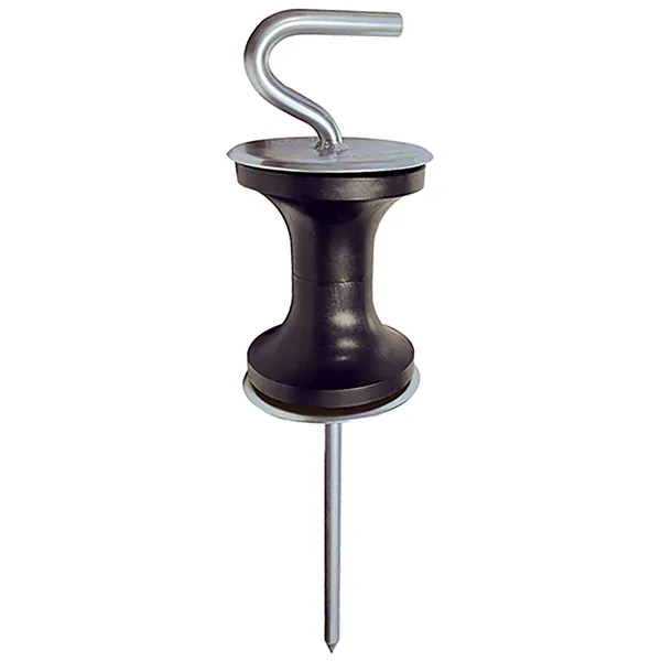 Dramm Heavy-Duty Hose Guide, Galvanized with Plastic Roller