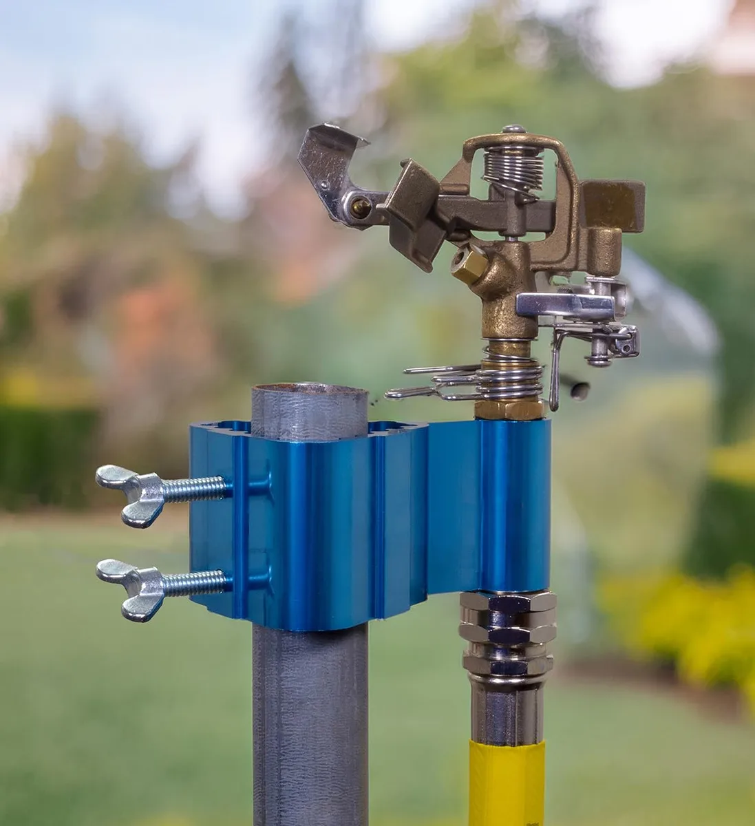 Dramm Post Mount Sprinkler Blue - Image 2
