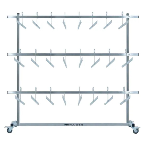 DriFlower Rolling Dri-Rack w/ 31in J-Hangers