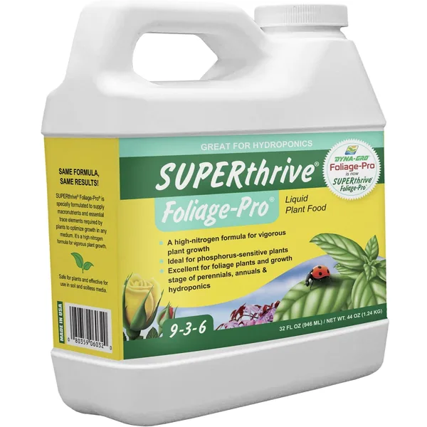 Dyna-Gro SUPERThrive Foliage-Pro 9-3-6 Plant Food