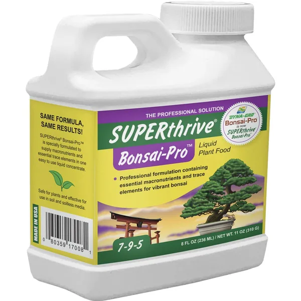 Dyna-Gro SUPERThrive 8oz Bonsai-Pro 7-9-5 Plant Food
