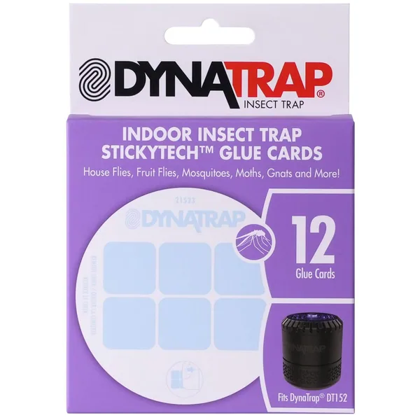 DynaTrap StickyTech Glue Card Refill for DT152 Indoor Insect Trap (12-Pack)