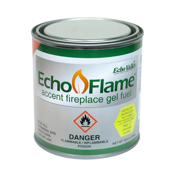 E-V Echo Flame Gel Fuel 10.6oz Can