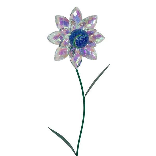 E-V Illuminarie Gem Flower Stake Iridescent