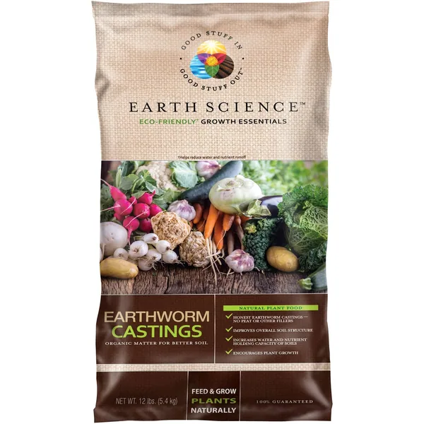 Earth Science 12 lbs Earth Worm Castings