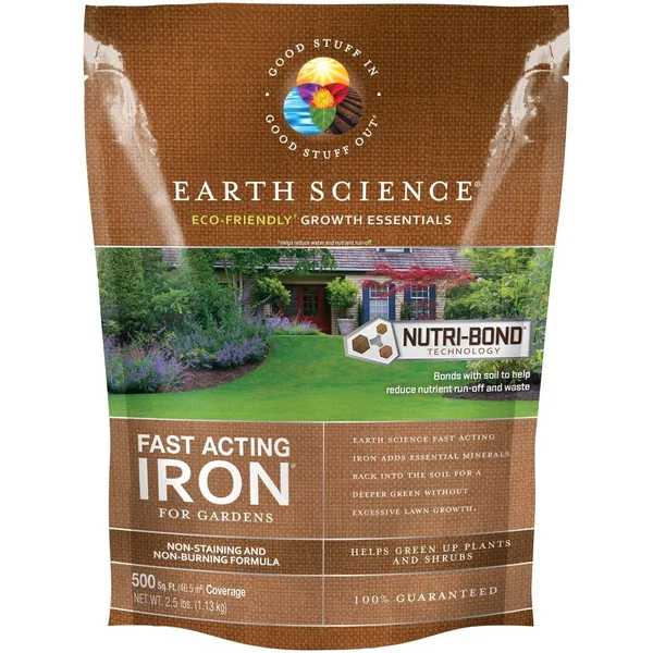 Earth Science 2.5 lbs Fast Acting Iron 500sf