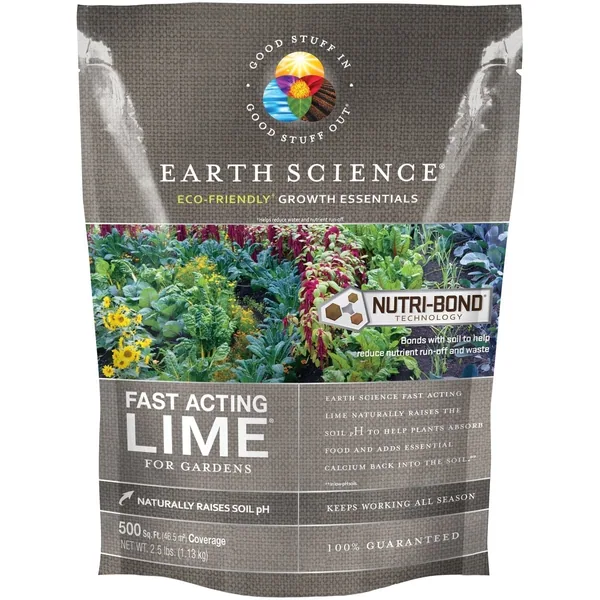 Earth Science 2.5 lbs Fast Acting Lime 500sf