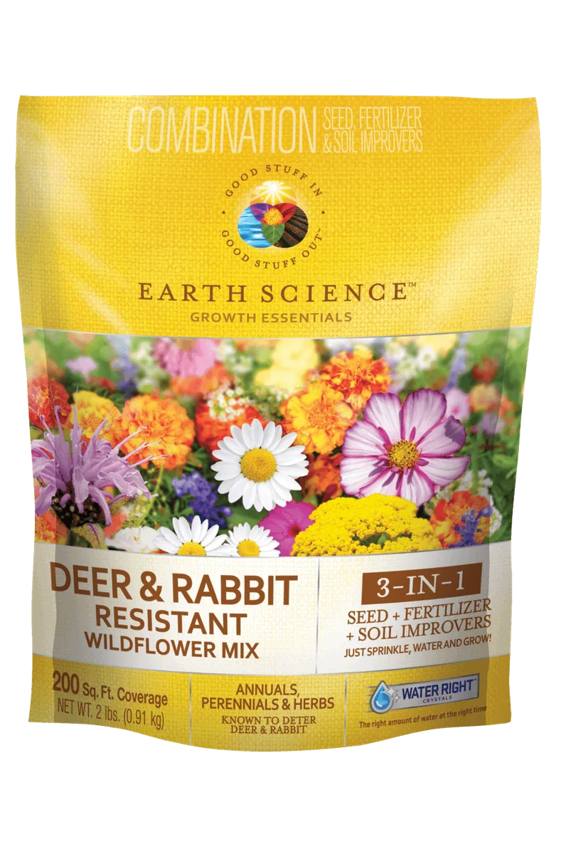 Earth Science 2 lbs Wild Flower Deer & Rabbit Resistant Mix - Image 2