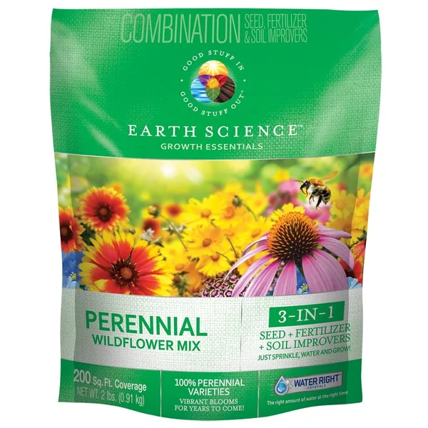 Earth Science 2 lbs Wildflower Perennial Mix