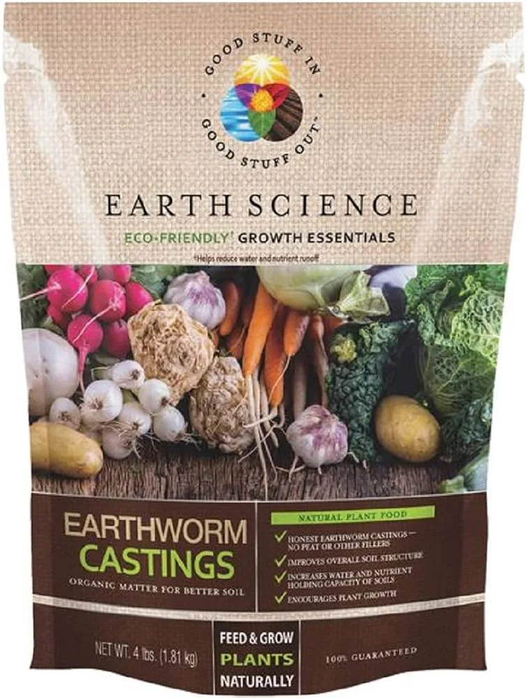 Earth Science 4 lbs Earth Worm Castings - Image 2