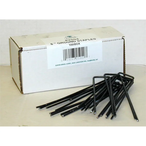 Eaton 100ct Box 6" 11 Gauge Ground Staples