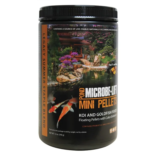 Eco Labs 12oz Mini Pellets Koi & Goldfish Food