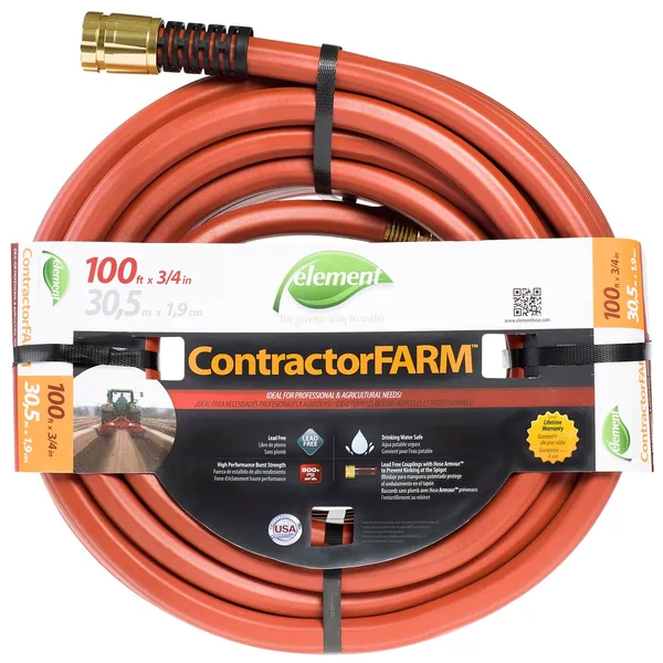 Element 3/4"x100' Contractor Farm Hose