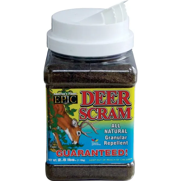 Epic 2.5 lbs Deer Scram Granules Shaker Can