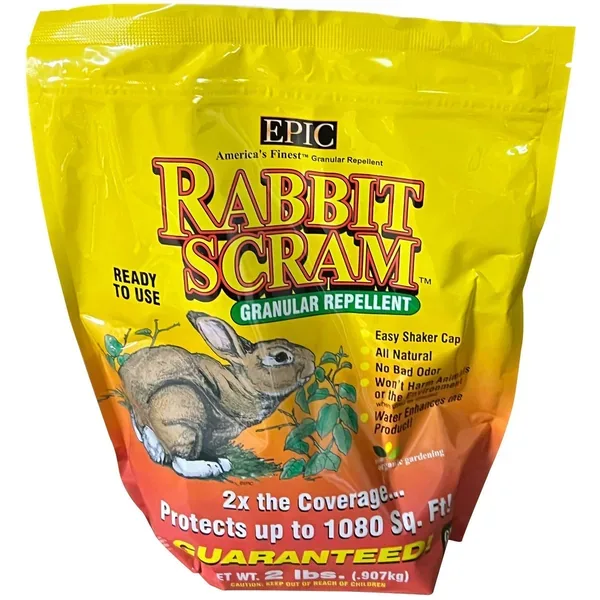 EPIC 2 lbs Rabbit Scram Repellent Granules Resealable Bag - Image 2