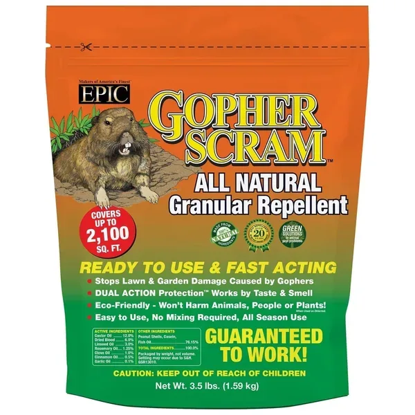 Epic 3.5 lbs Gopher Scram Resealable Bag - Image 2