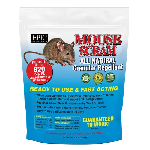 EPIC 3.5 lbs Mouse Scram Repellent Resealable Bag - Image 2