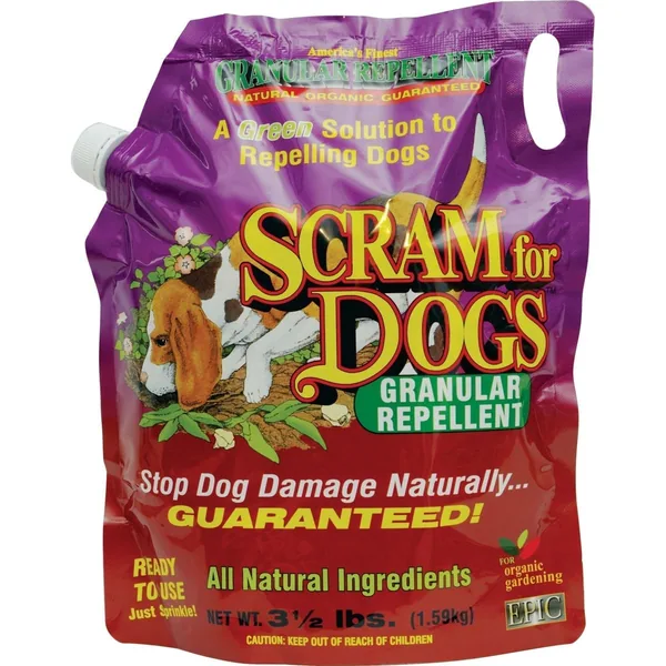 EPIC 3.5 lbs Scram for Dogs Repellent Granules Resealable Bag