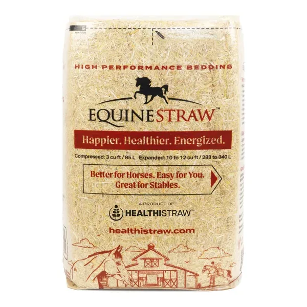 EquineStraw 3cf Animal Bedding Wheat Straw - Image 2