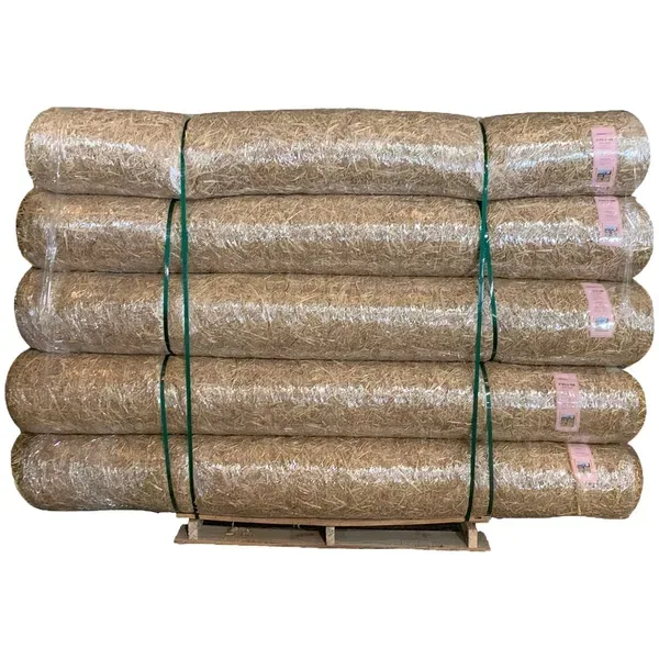 Erosion Tech 8'x112.5' Double Net Straw Blanket - Image 2