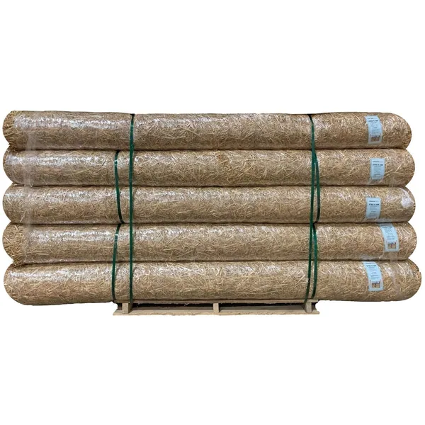 Erosion Tech 8'x112.5' Single Net Straw Blanket