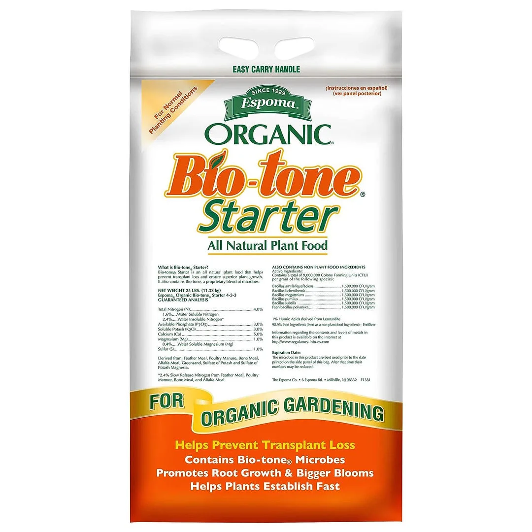 Espoma 25 lbs Bio Tone Starter - Image 2