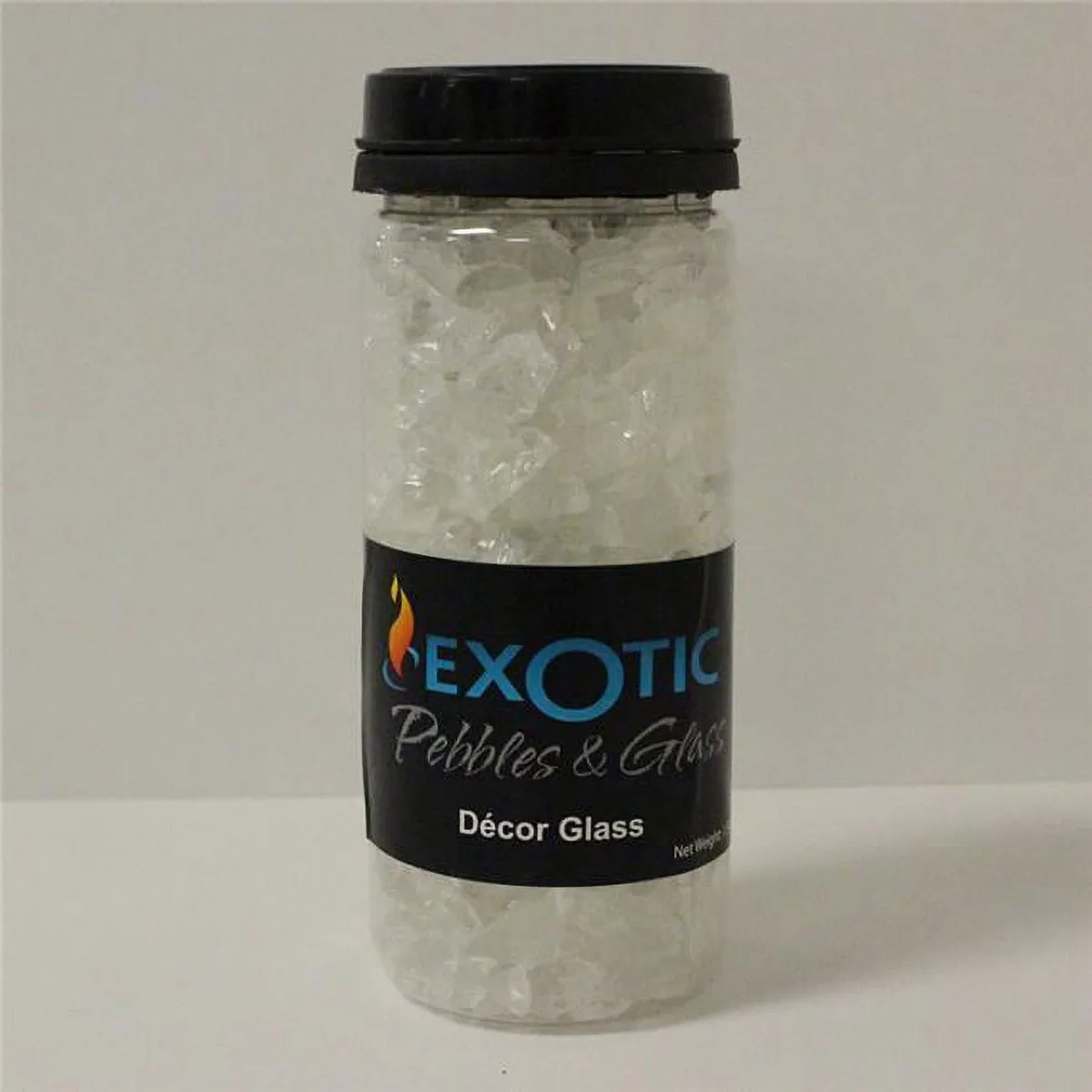 Exotic Pebbles 1.48 lbs Jar Ice Clear Glass - Image 2
