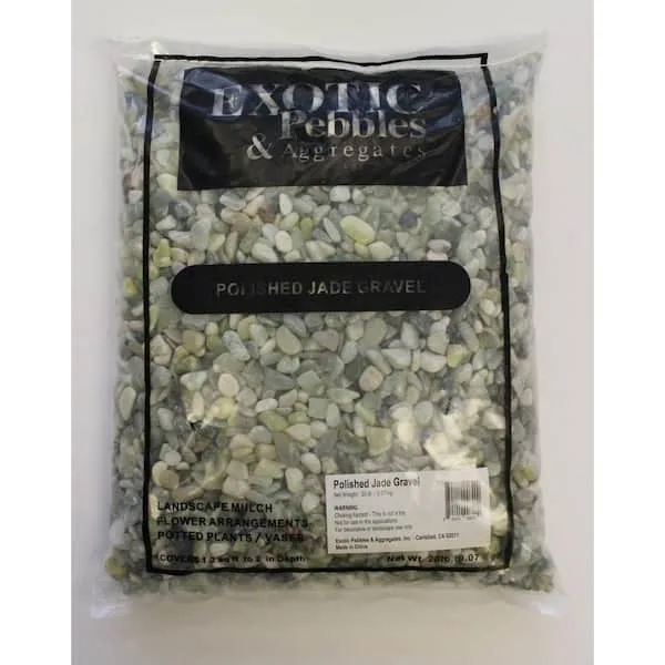 Exotic Pebbles 20 lbs Polish Jade Gravel Size - Image 2