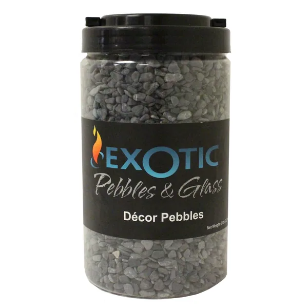Exotic Pebbles 5 lbs Jar Black Bean Size