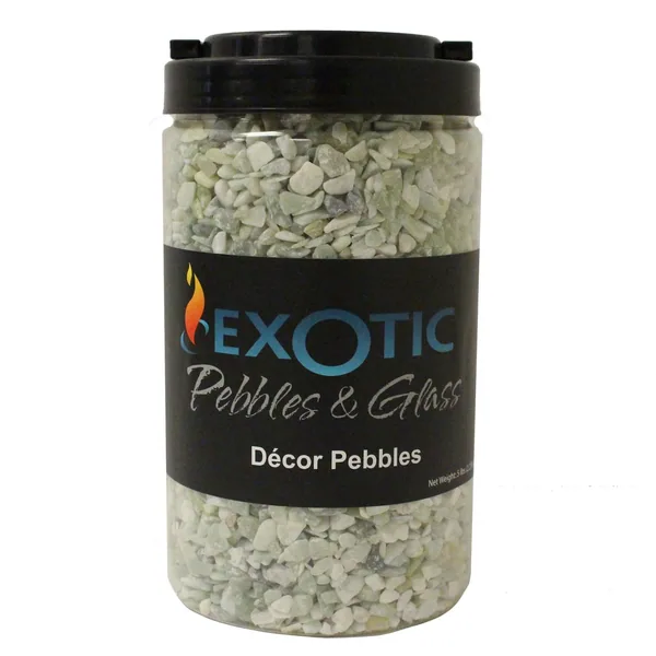 Exotic Pebbles 5 lbs Jar Jade Bean Size