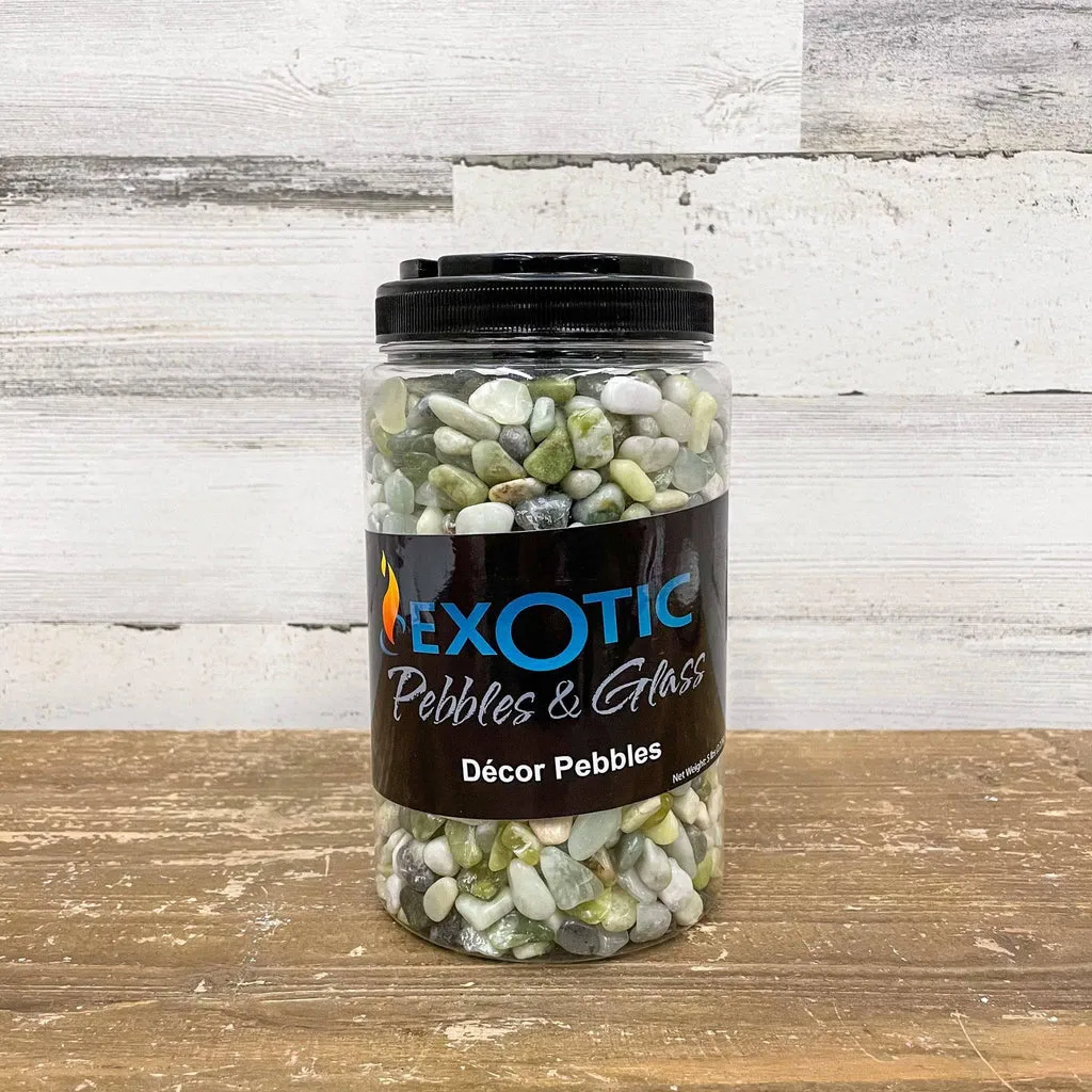 Exotic Pebbles 5 lbs Jar Polish Jade Gravel Size - Image 2