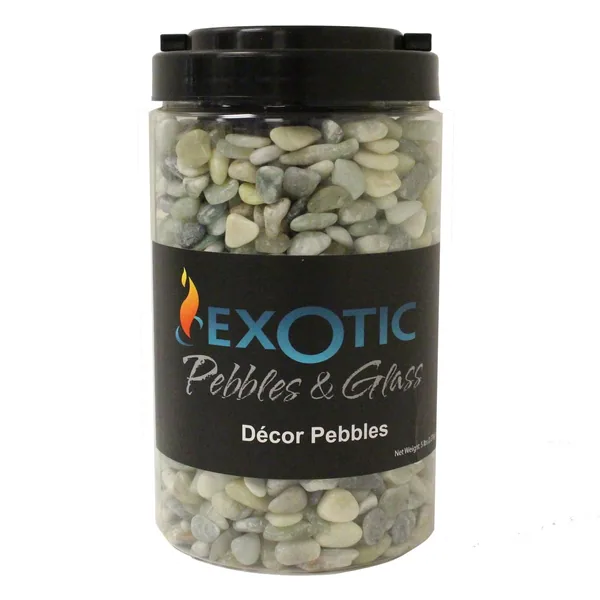 Exotic Pebbles 5 lbs Jar Polish Jade Gravel Size