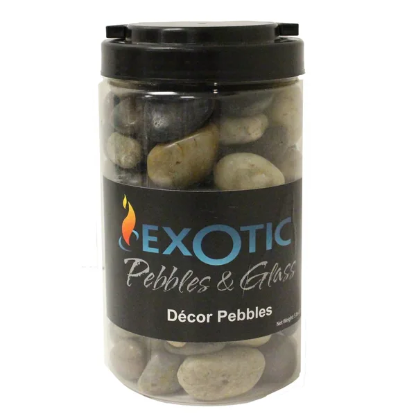 Exotic Pebbles 5 lbs Jar Polish Mix Pebble Size