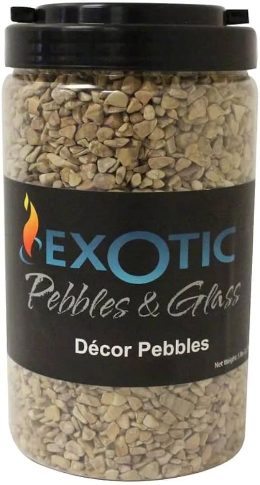 Exotic Pebbles 5 lbs Jar Wood Bean Size - Image 2