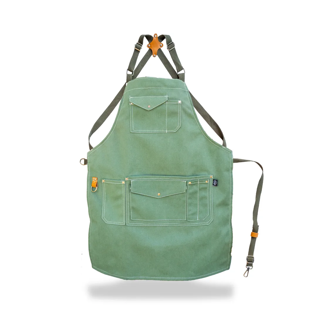 Farmers Defense Canvas Workhorse Apron Jade L/XL - Image 2