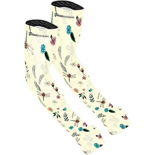 Farmers Defense Small/Medium Protection Sleeves Dragonfly Meadow Cream - Image 2