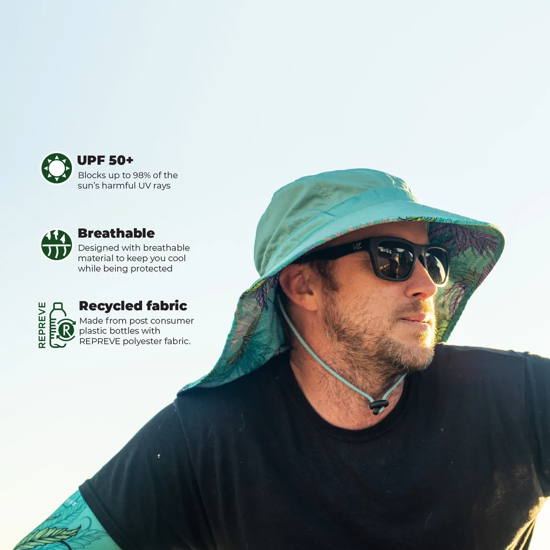 Farmers Defense Sun Hat Meadow Green - Image 2
