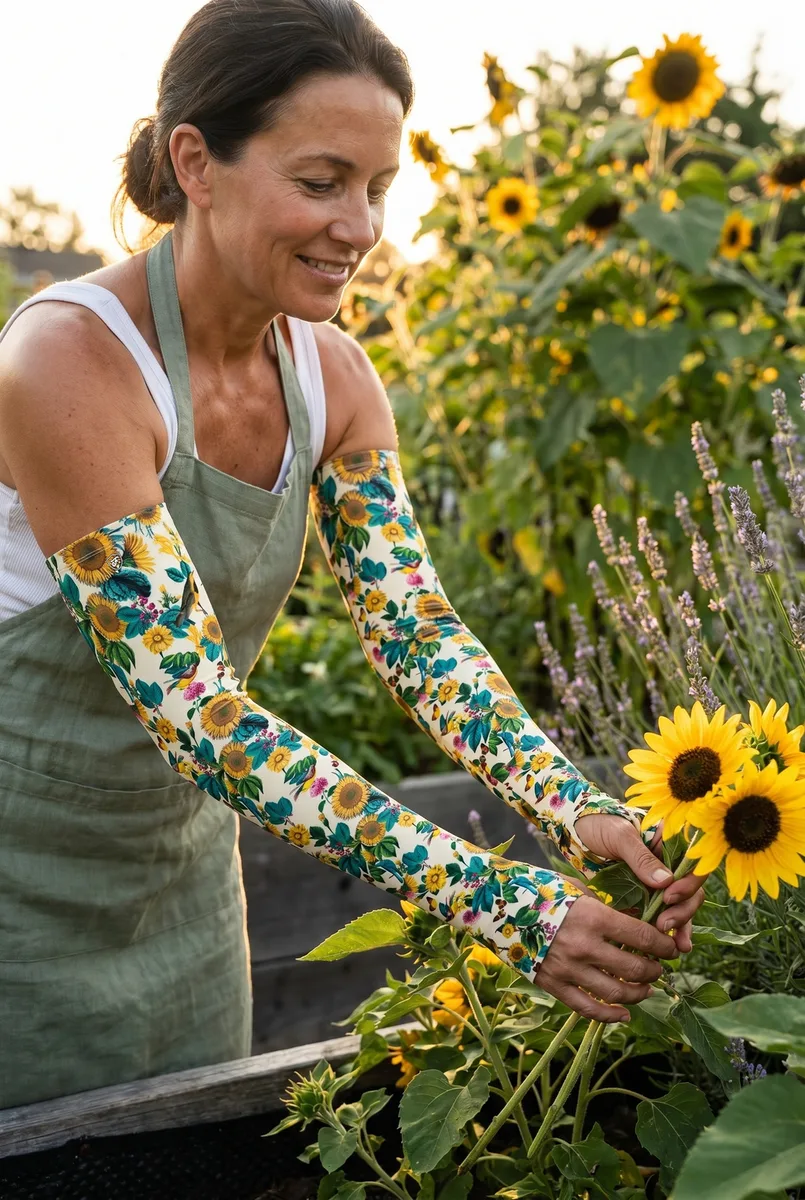 Farmers Defense XX-Large Protection Sleeves Garden Flowers - Image 2